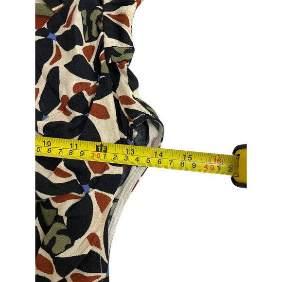 Zara Womens Midi Dress Size XS Multicolor Floral Cut Out 8626/159 NWT - Picture 13 of 13